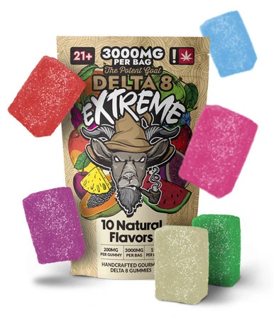 The Potent Goat Delta-8 Extreme Gummies
